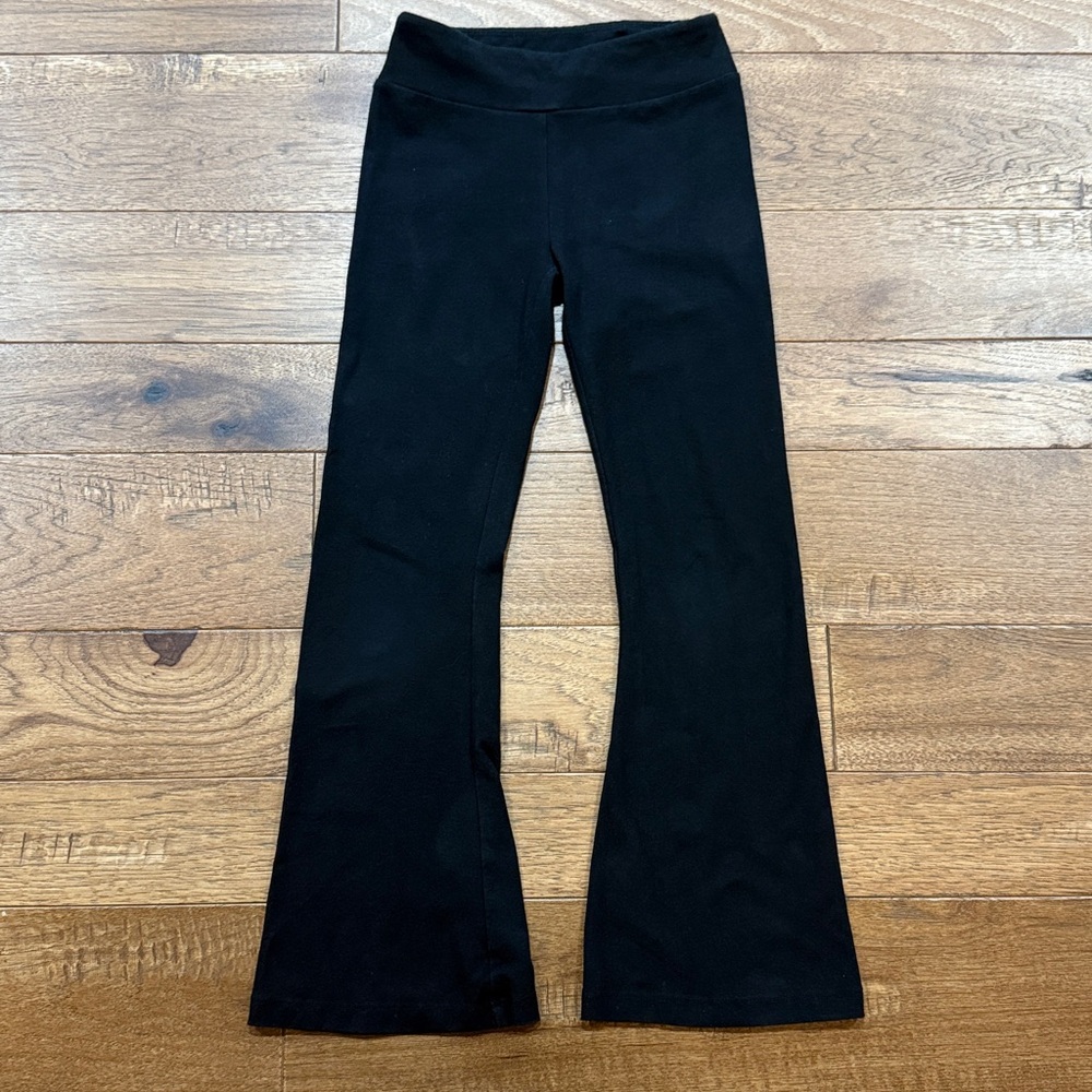 Cat & Jack Girls Black High-Rise Flare Leggings - Size S (6/7)